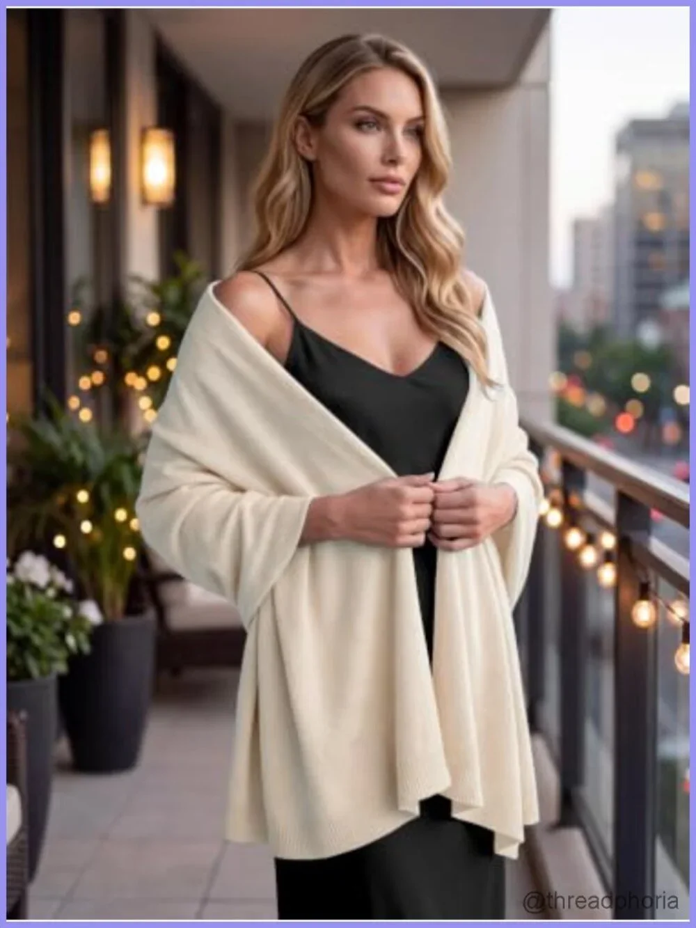 Womens Knit Pashmina Shawl Wrap Evening Dress Wedding Cape Scarf